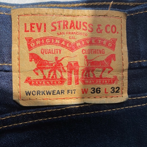 levi worker pants 36x32 - Picture 2 of 3